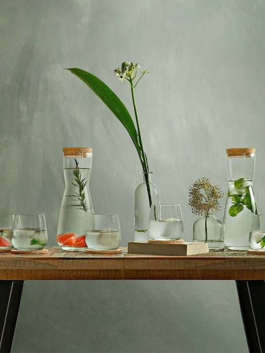 Espiel Glass Decanter with Stopper Transparent 1000ml 4 Pieces