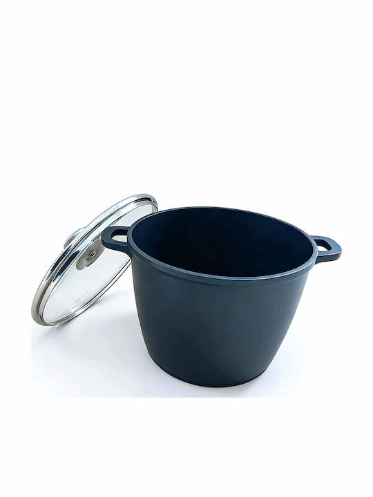 Relaxdays Tieftopf aus Aluminiumguss 10l / 20cm