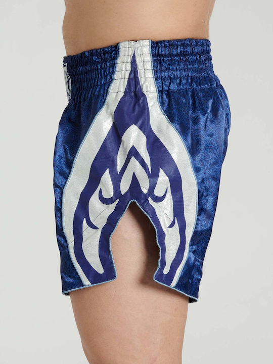 Σορτσάκια Muay Thai Leone 1947 Celestial Kick Thai Shorts Ab878 Blue White