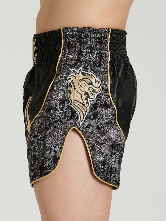 Боксерки Muay Thai Leone 1947 Elite Kick Thai Shorts Ab879 Черно Злато