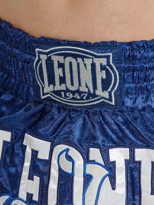 Leone 1947 Muay Thai Boxing Shorts Celestial Kick Thai Shorts Ab878 Blue White