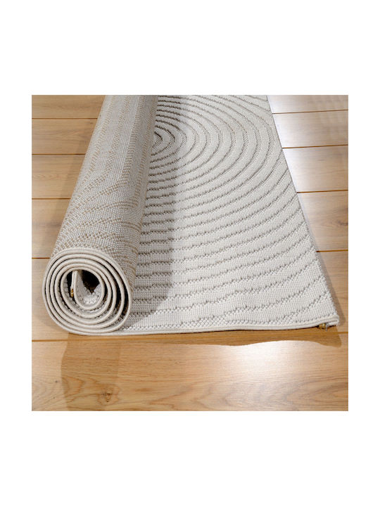 Tzikas Carpets Mira Modern Bedroom Rugs Set Ecru 398-0-335-69678-060 3pcs