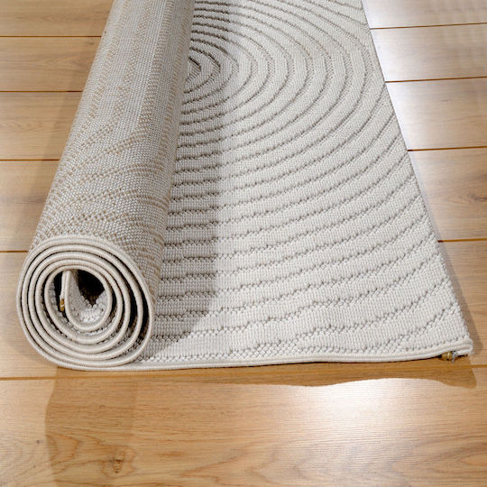 Tzikas Carpets Mira Modern Bedroom Rugs Set Ecru 398-0-335-69678-060 3pcs