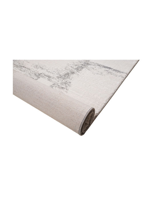 Klonaras Modern Bedroom Rugs Set Cream L. Grey 2004861 3pcs