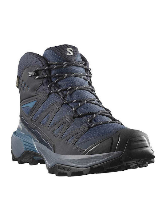 Salomon X Ultra 360 Mid Men's Hiking Boots Waterproof With Gore-Tex Membrane Blue