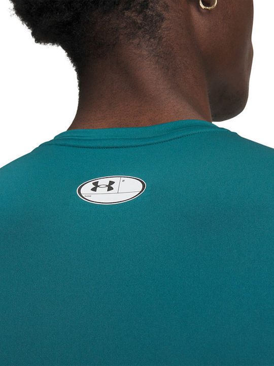 Under Armour Men's Thermal Short Sleeve Compression T-Shirt Green
