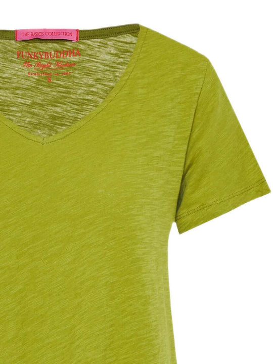 Funky Buddha T-Shirt Πράσινο