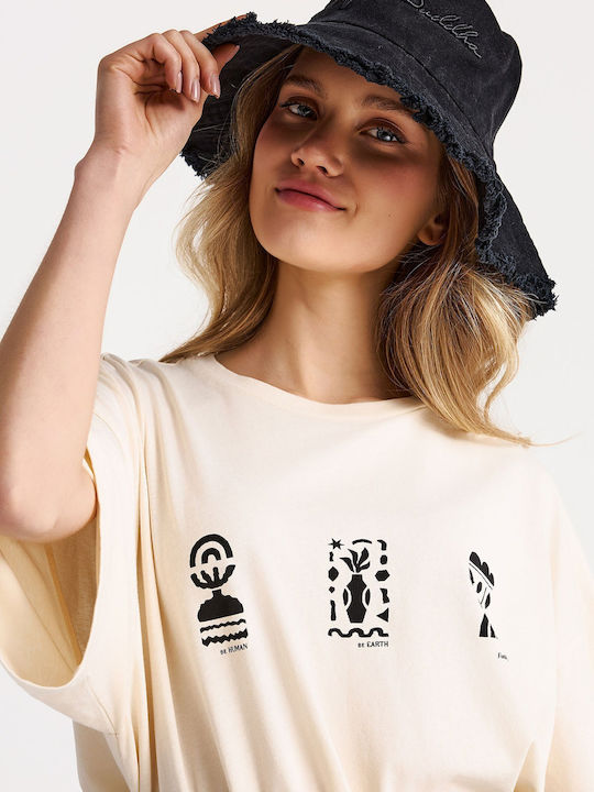 Women's T-shirt Beige