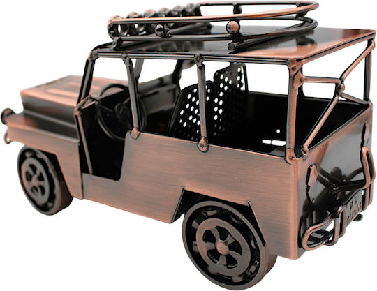 Metal Decorative Miniature Vintage Jeep 23.5cm 12dis03