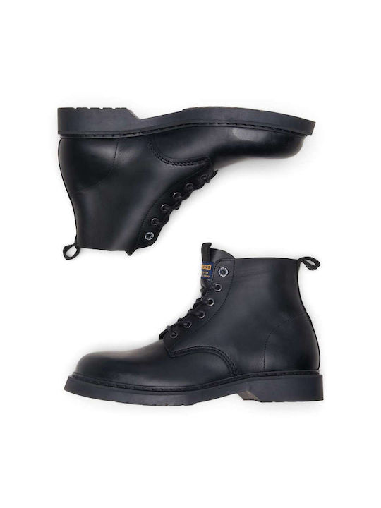 Leather Men's Boots Anthracite