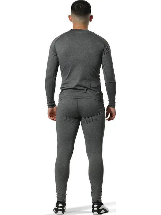 adidas Long Men's Martial Arts Leggings Gray