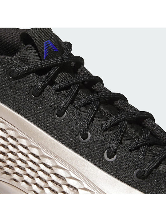 Anthony Edwards 1 Low Basketball Shoes Champagne Metallic Core Black Lucid Blue