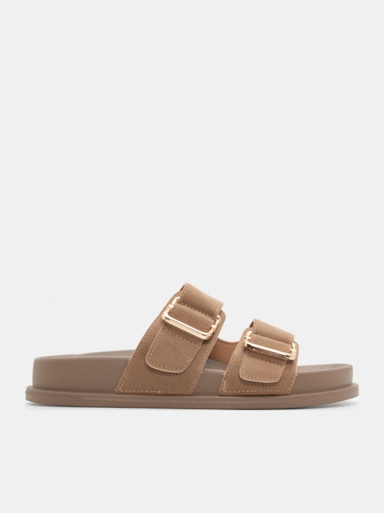 Women's Flat Sandals Flatforms Beige