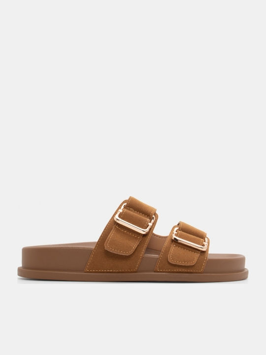 Sandale Casual Damă Flatforme Maro