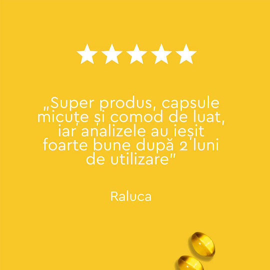 Secom Vitamina E pentru Piele și Acțiune Antioxidantă 2000 UI 200 ml 60 Capsule