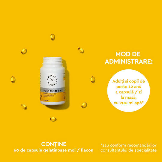Secom Vitamina E pentru Piele și Acțiune Antioxidantă 2000 UI 200 ml 60 Capsule