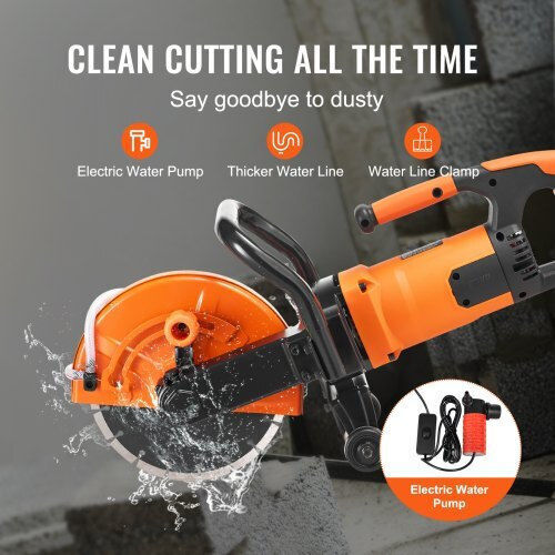 Vevor Electric Cut Off Saw for Building Materials with 5800rpm Speed 1.8kW