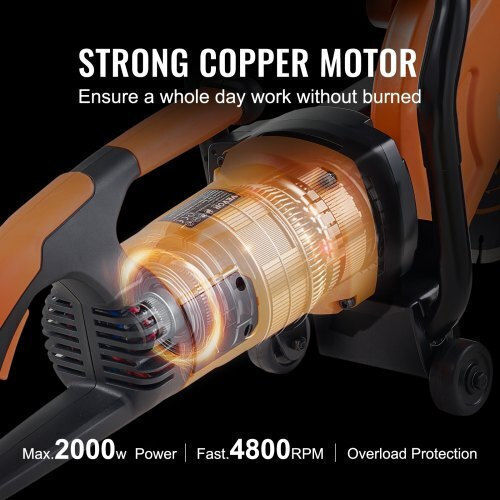Vevor Electric Cut Off Saw for Building Materials with 5800rpm Speed 1.8kW