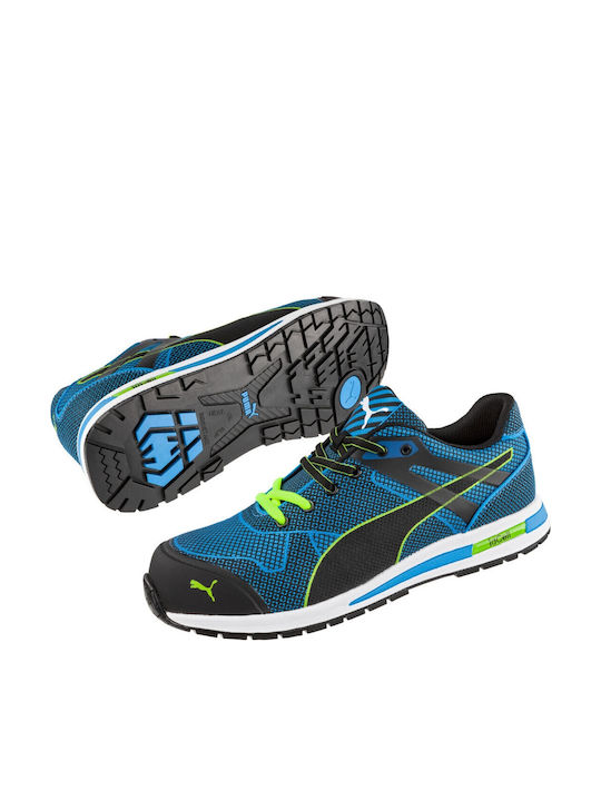 PUMA Blaze Knit Αδιάβροχο Παπούτσι Εργασίας Μπλε S1PS με Πιστοποίηση HRO, (M),SR