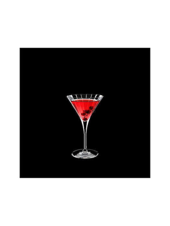 Luigi Bormioli Bach Set Pahare Cocteiluri din Sticlă cu Picior 260ml 4 Bucăți