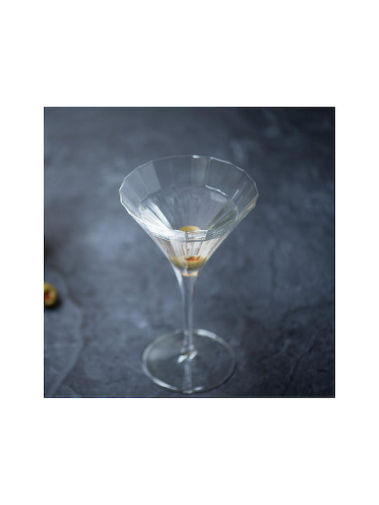 Luigi Bormioli Bach Set Pahare Cocteiluri din Sticlă cu Picior 260ml 4 Bucăți