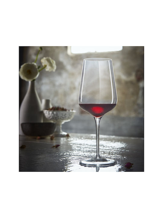 Luigi Bormioli Intenso Set Pahare pentru Vin Alb și Roșu din Sticlă cu Picior 550ml 6 Bucăți