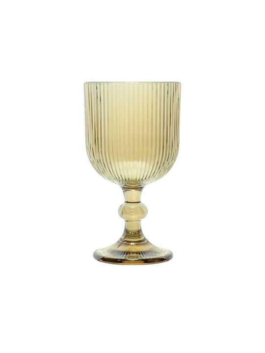 Raki Bloom Set Pahare Pentru Vin Alb și Vin Roșu Din Sticlă Galbene Pahare Cu Picior 350ml 6 Bucăți