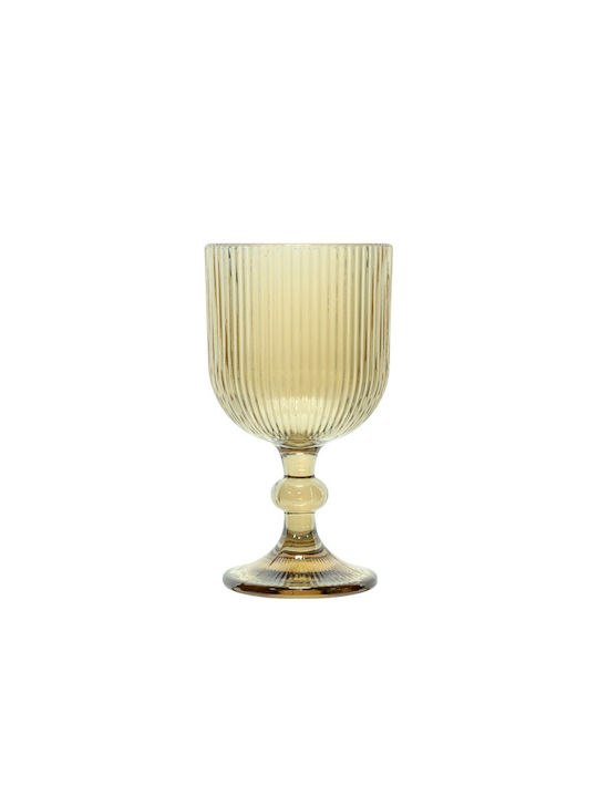 Raki Bloom Set Pahare Pentru Vin Alb Din Sticlă Galbene Pahare Cu Picior 250ml 6 Bucăți