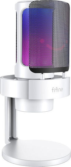 Fifine A8W Microfon Dinamic USB Montat pe Amortizoare