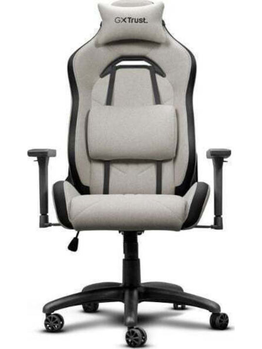 Trust GXT 723B Ruya Fabric Gaming Chair With Adjustable Beige Arms