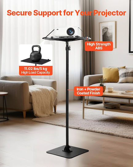 Vevor Βάση Projector Δαπέδου με Μέγιστο Φορτίο 5kg