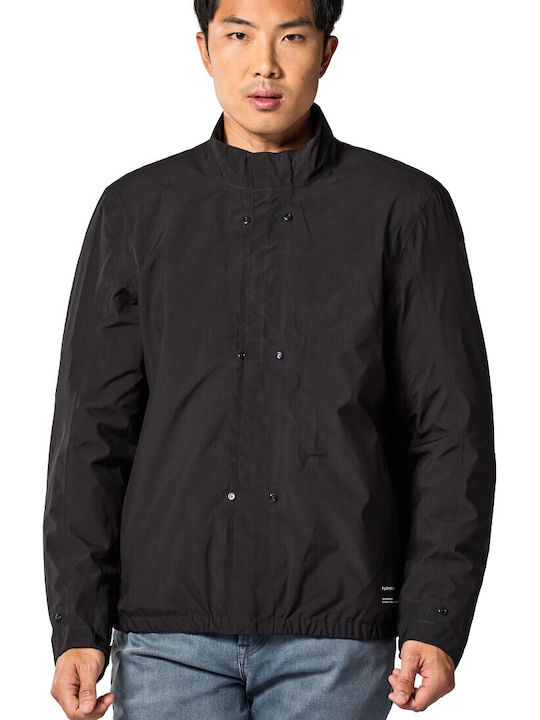 Rev'IT Highcrest Χειμερινό Ανδρικό Μπουφάν Μηχανής Softshell Αδιάβροχο Μαύρο