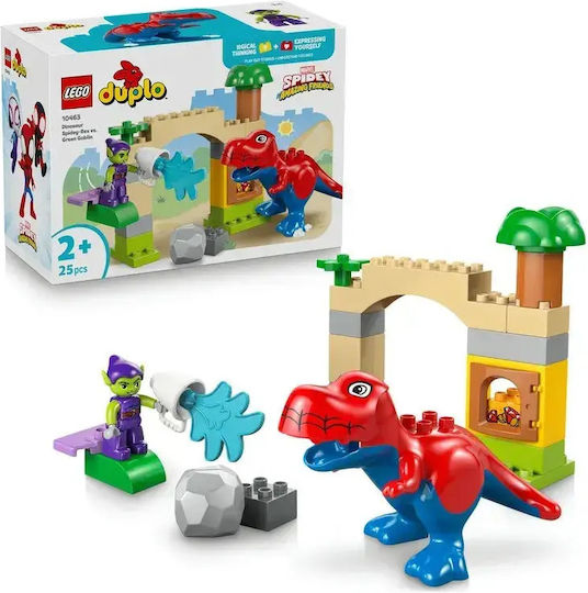 LEGO Duplo Spidey-Rex Динозавър срещу Green Goblin за 2+ години 25 броя
