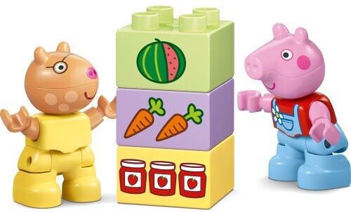 LEGO Duplo Peppa Pig - Traktor und Markt für 2+ Jahre 18 Stück