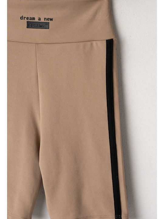 Kids' Set with Leggings Winter 2pcs Mocha