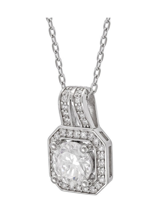 Kiriakos Gofas Halskette aus Silber mit Diamant