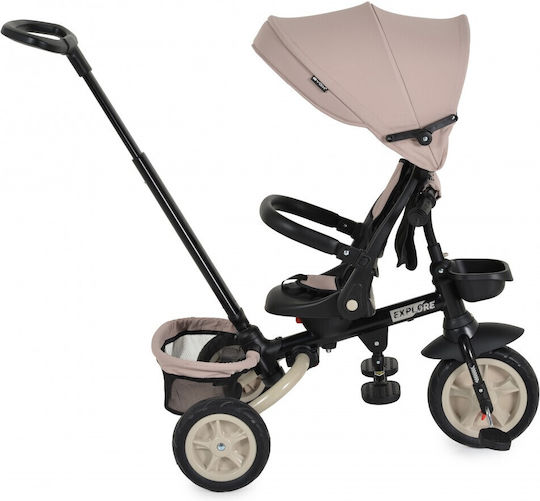 Byox Explore Foldable with Parental Handle for 12 Months Beige