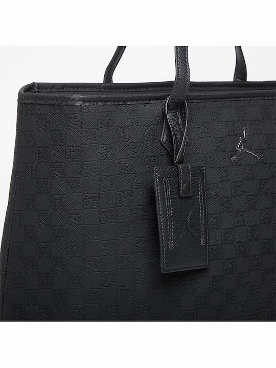 Monogram Damen Tote Handtasche Schwarz