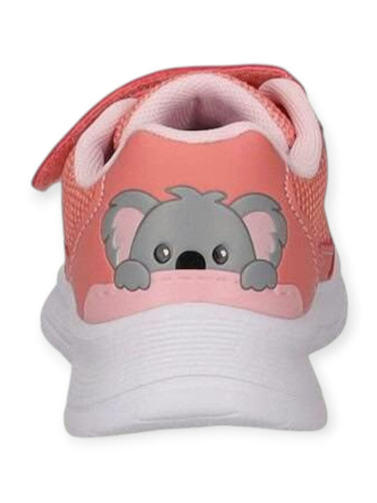 Παιδικά Sneakers με Σκρατς Ροζ