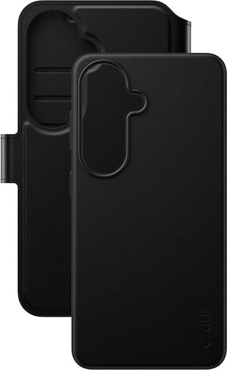 PanzerGlass Care Wallet Leather Silicone Black Mobile Phone Case Galaxy S26