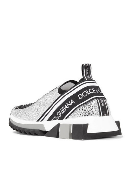 Dolce & Gabbana Adidași Sorrento Cu Cristale Sclipitoare
