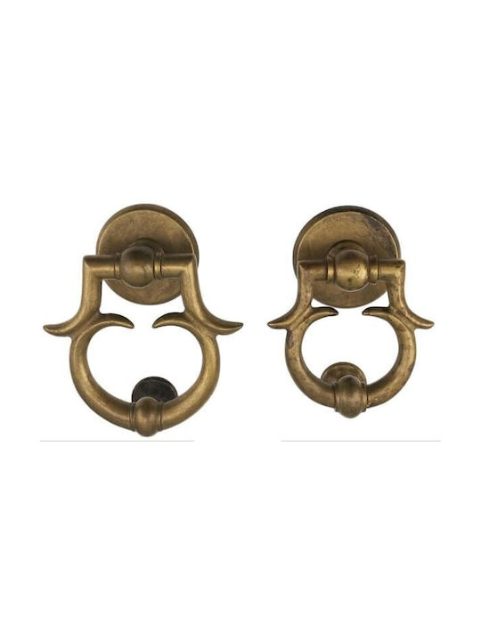Linea Cali Klopfer Vordertür 355 Brass Matt