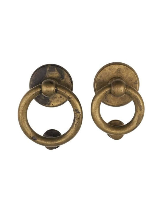 Linea Cali Klopfer Vordertür 357 Brass Matt