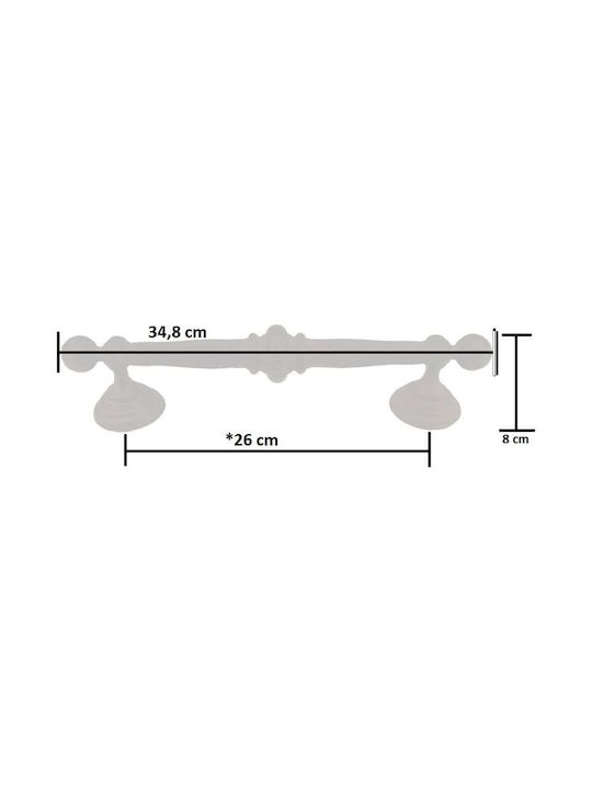 Galbusera Λαβή Εξώπορτας 348mm Μπρούτζινο
