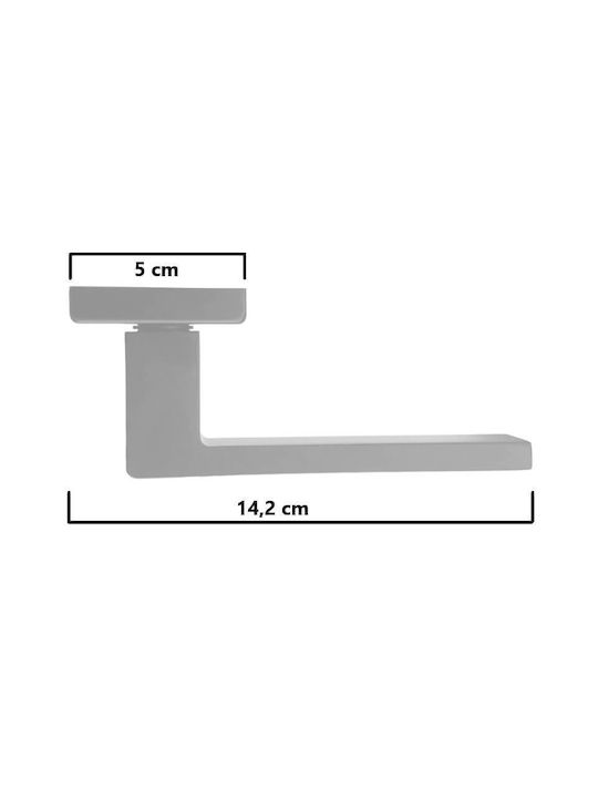 Mânere Ușă Rosette Arieni 8091 Crom Mat Închizător WC Pereche Mânere Ușă Rosette Arieni 8091 Crom Mat Închizător WC Pereche