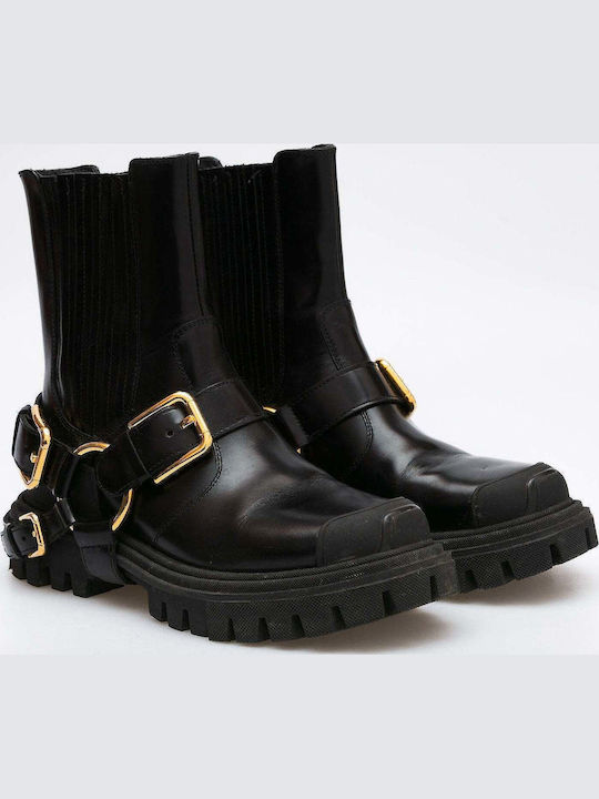 Dolce & Gabbana Ankle Boots Black