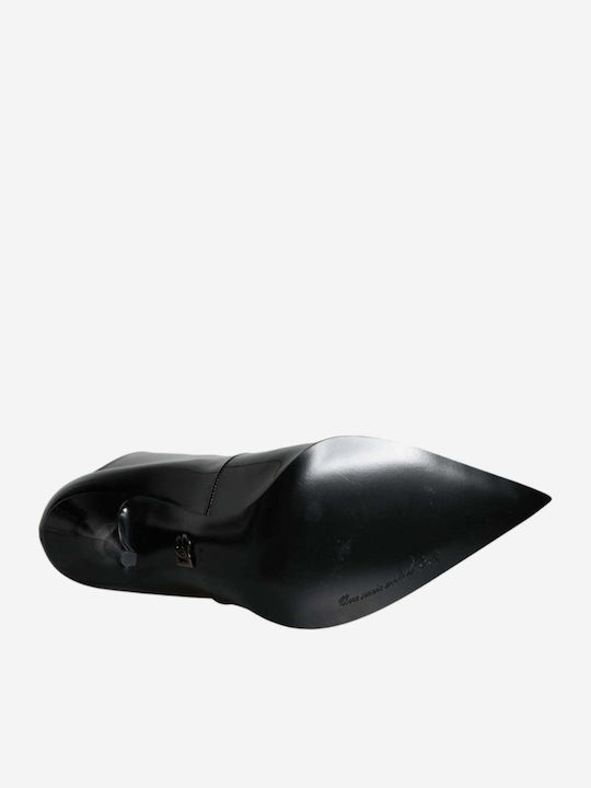 Ghete Dama Ankle Boots din Lac Negre