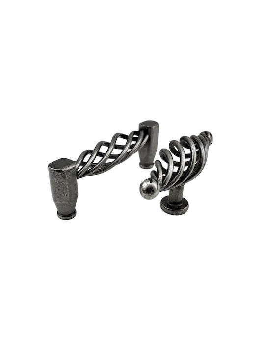 Arte 110 Mâner Mobilier din Zamak Cassieros 114mm (Distanța între Centre 96mm) 1buc