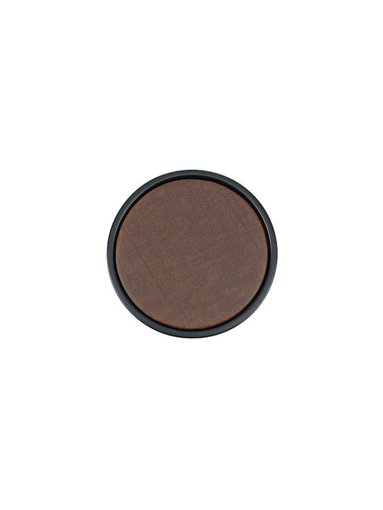 Viefe Buton Mobilier din Zamak & Lemn în Culoare Negru Φ45mm 0489045NM222 1buc