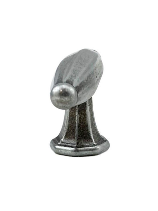 Herrajes Palencia Knopf Möbelgriff aus Metallisch in Silber Farbe OCTO-153-65 1Stück